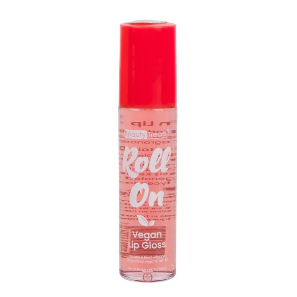 🍭7/$15 Beauty Treats Roll On Vegan Lip Gloss Apple - Picture 2 of 5